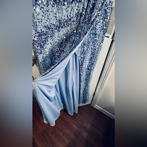 *SPRING SALE* NWT MAC DUGGAL SZ 10 or 16 French Navy Blue Evening Gown #5619 - Picture 7 of 10